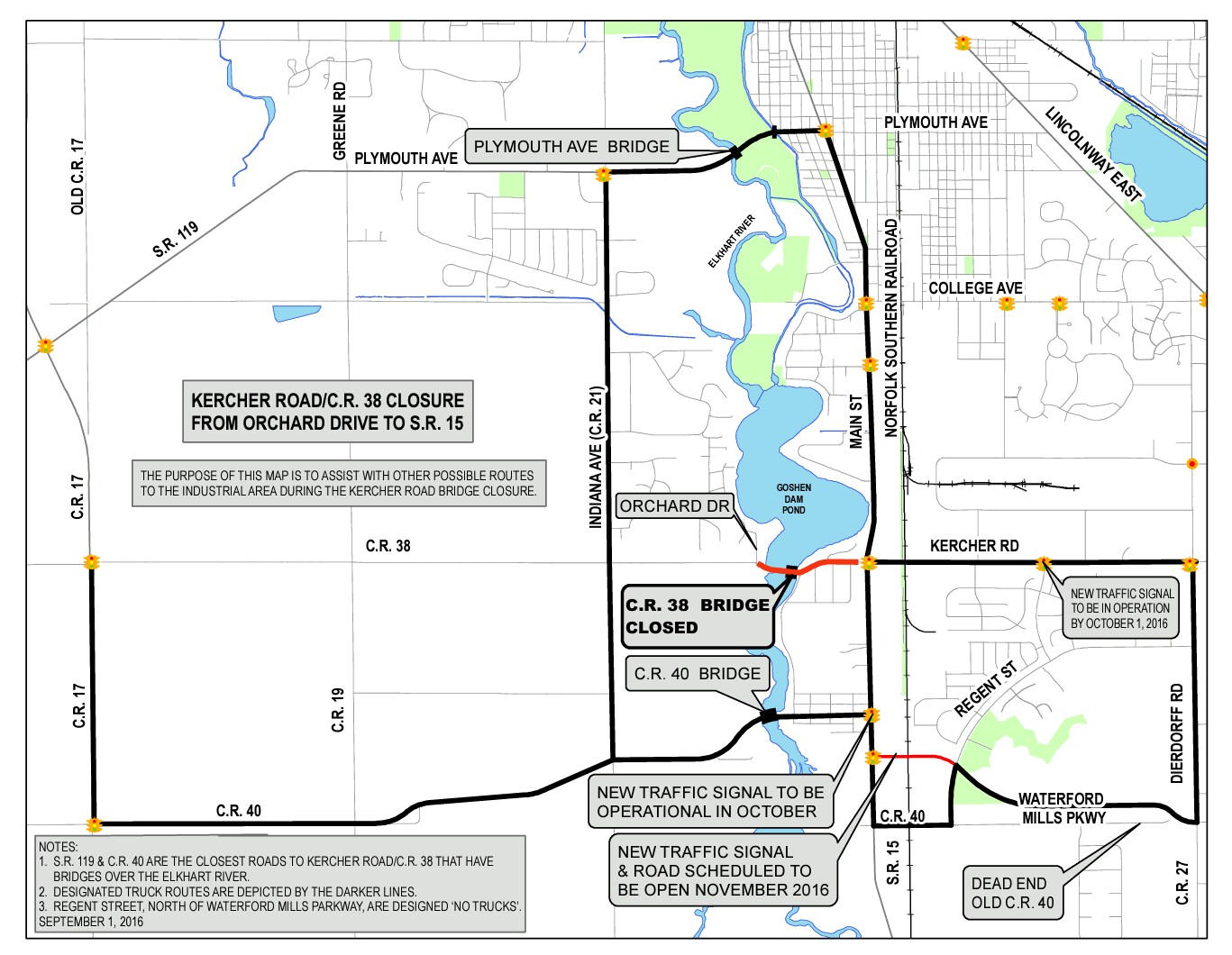 MAYOR STUTSMAN PROVIDES UPDATE ON GOSHEN CONSTRUCTION PROJECTS